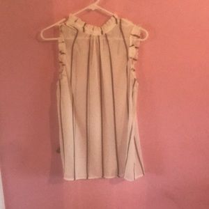 Striped sheer blouse